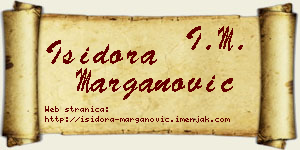 Isidora Marganović vizit kartica